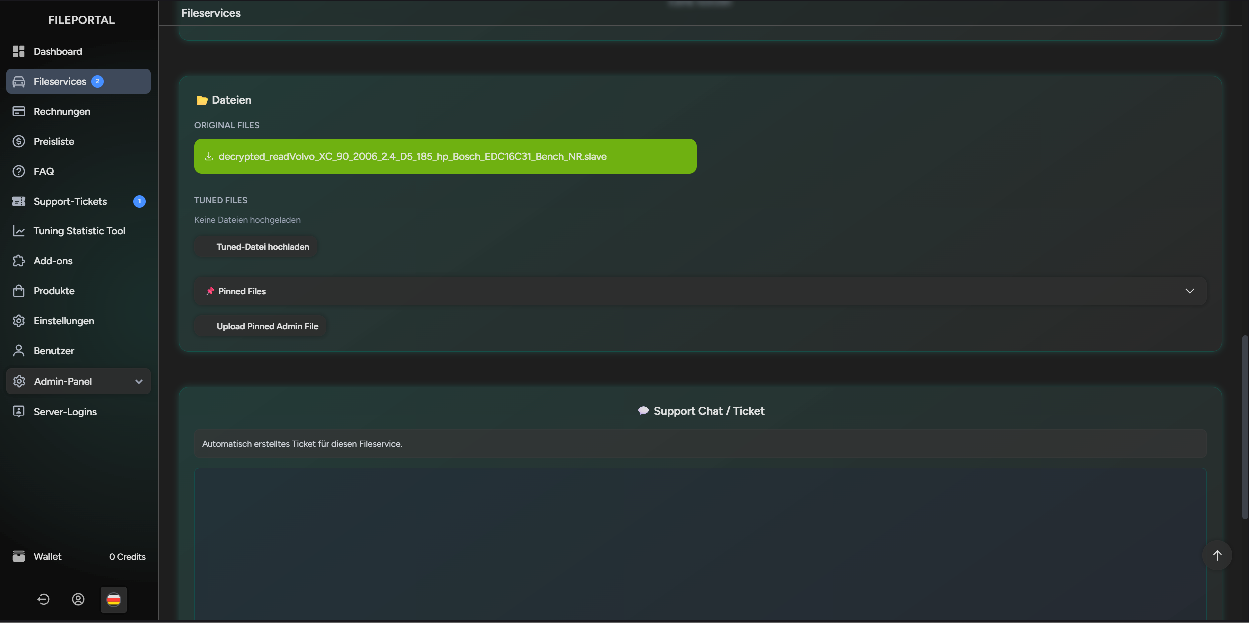 File-Upload & Kommunikation